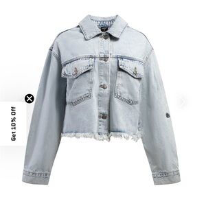 Women’s cropped denim jacket